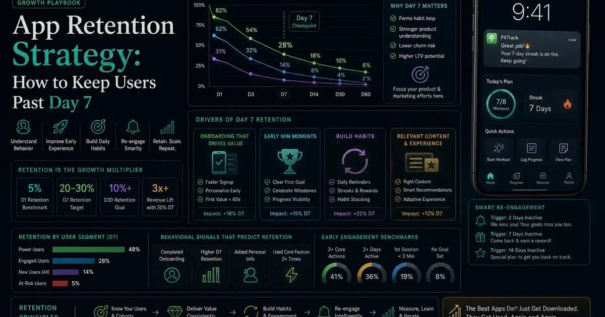 App Retention Strategy: How to Keep Users Past Day 7