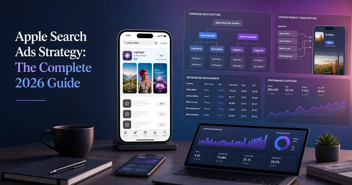 Apple Search Ads Strategy: The Complete 2026 Guide