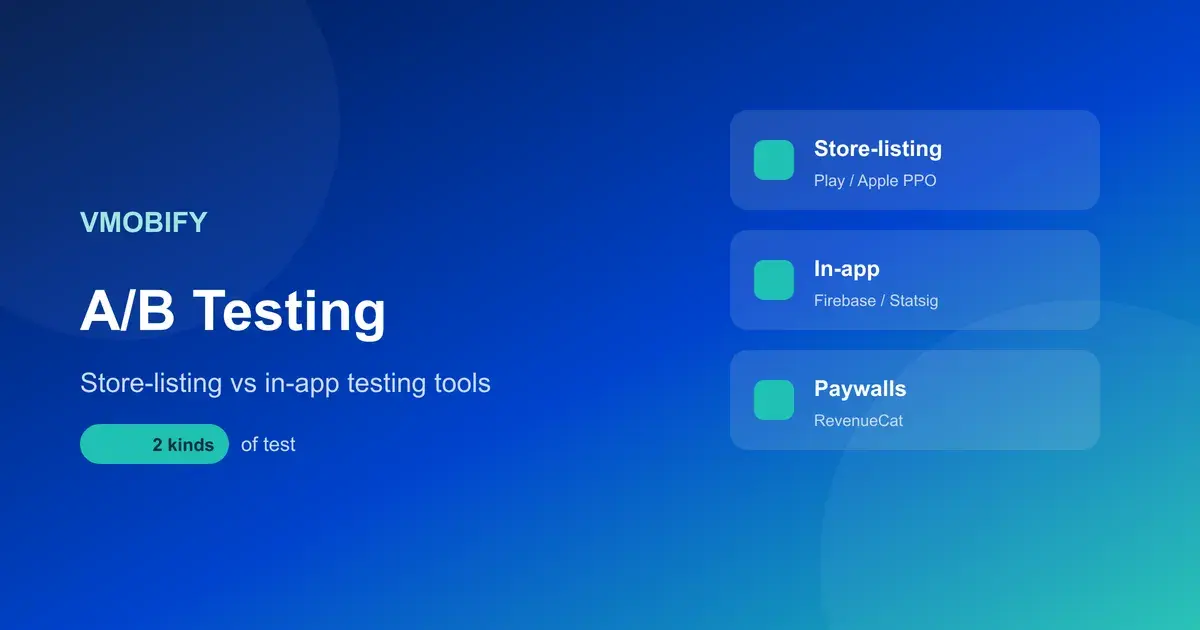 Best A/B Testing Tools for Apps: Store-Listing vs In-App Testing — illustration