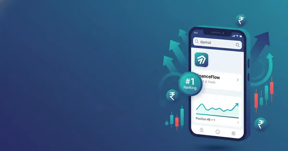 Demat App ASO Case Study: From Rank 40 to 1 in 90 Days — illustration