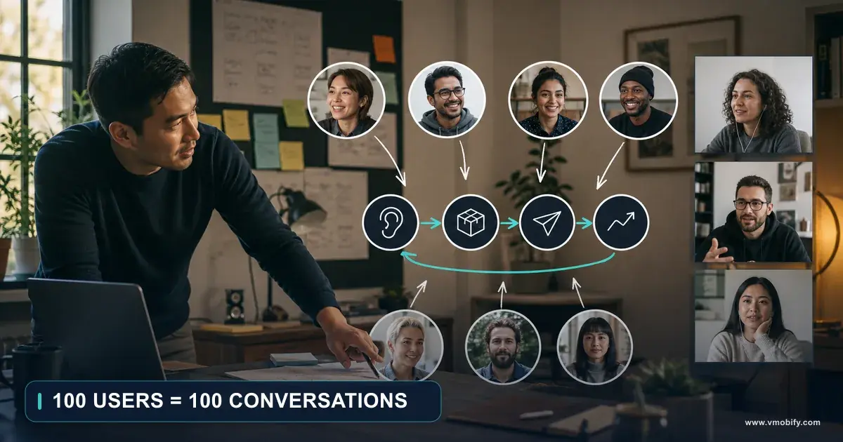 Your First 100 App Users: Growth Tactics That Cost Nothing — illustration