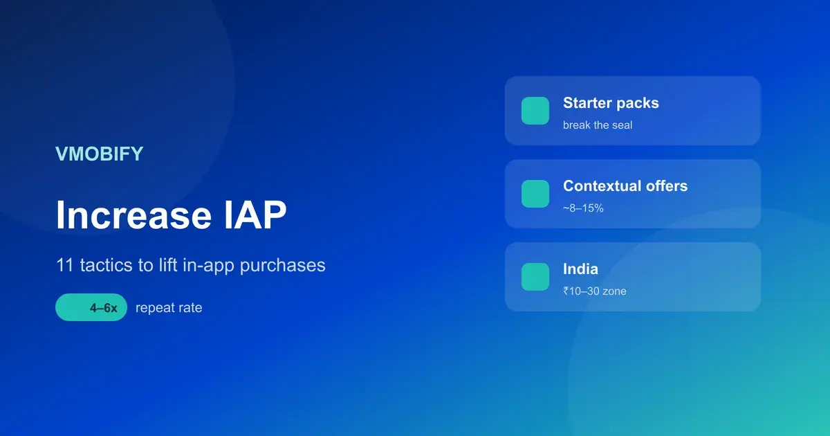 How to Increase In-App Purchases: 11 Tactics With Benchmarks — illustration