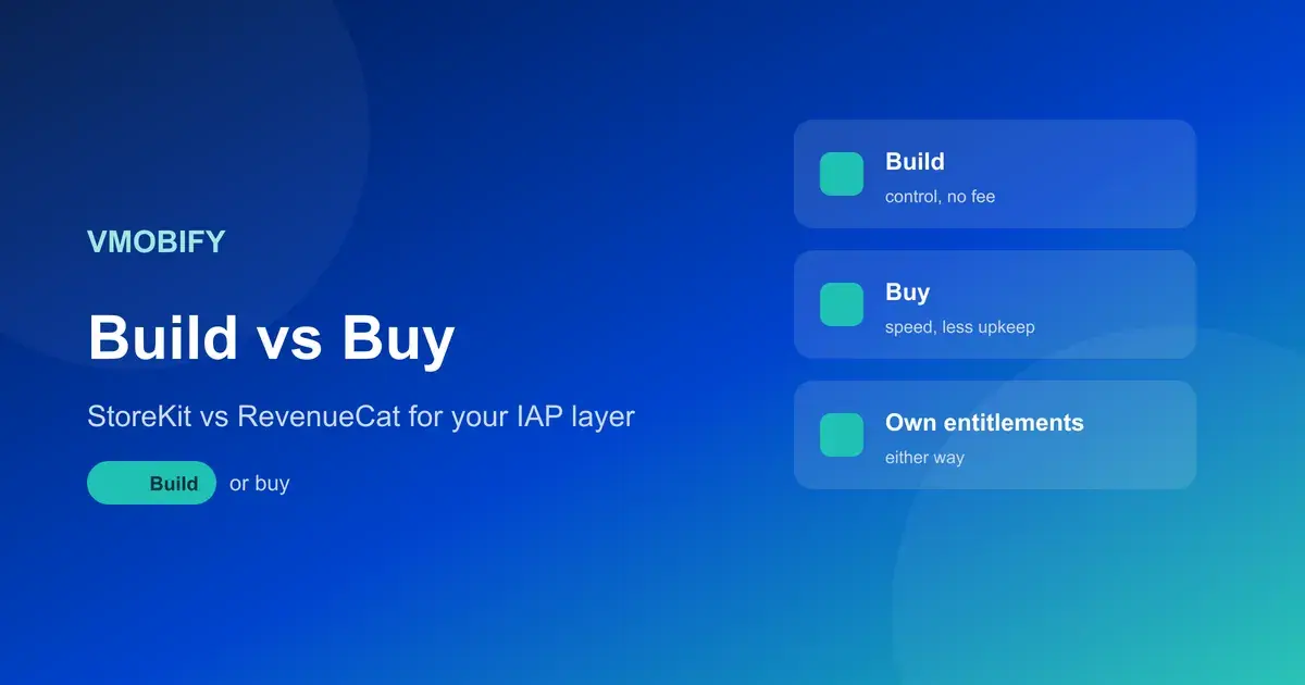 StoreKit vs RevenueCat: Build or Buy Your IAP Layer?