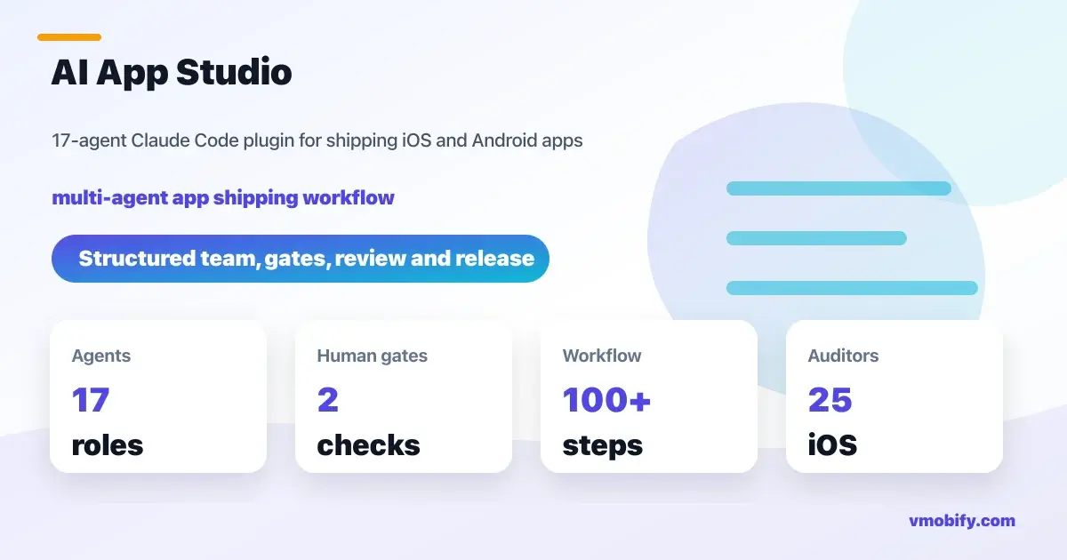 AI App Studio: The 17-Agent Claude Code Plugin That Ships iOS and Android Apps