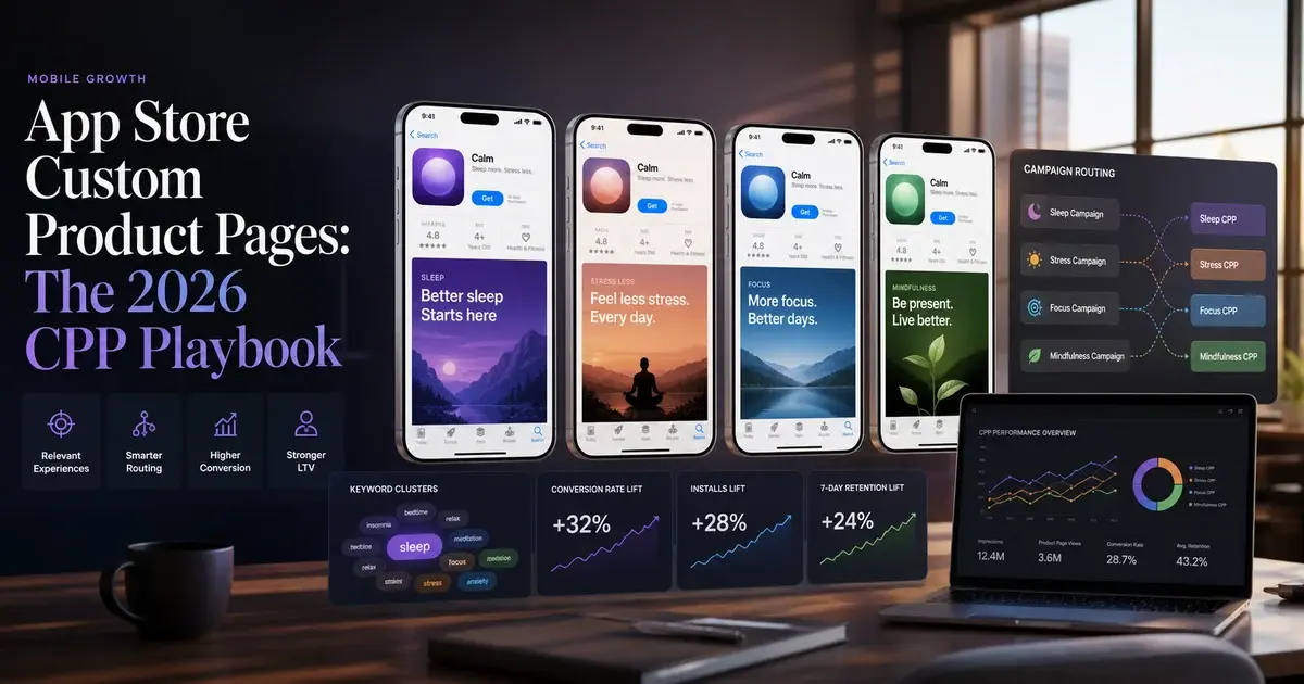 App Store Custom Product Pages: The 2026 CPP Playbook