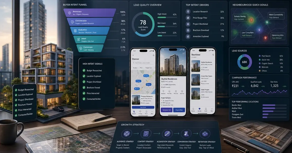 Real Estate App Marketing: Driving Buyer Intent Installs