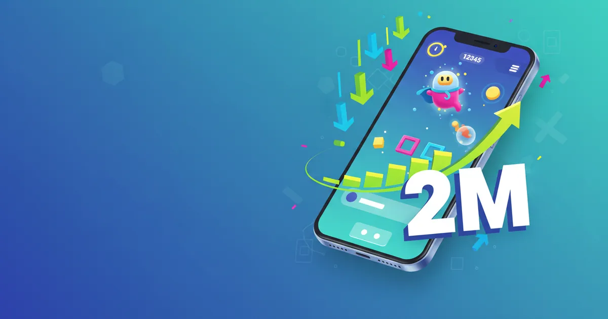 Hyper-Casual Game Case Study: 2M Installs at ₹4 CPI — illustration