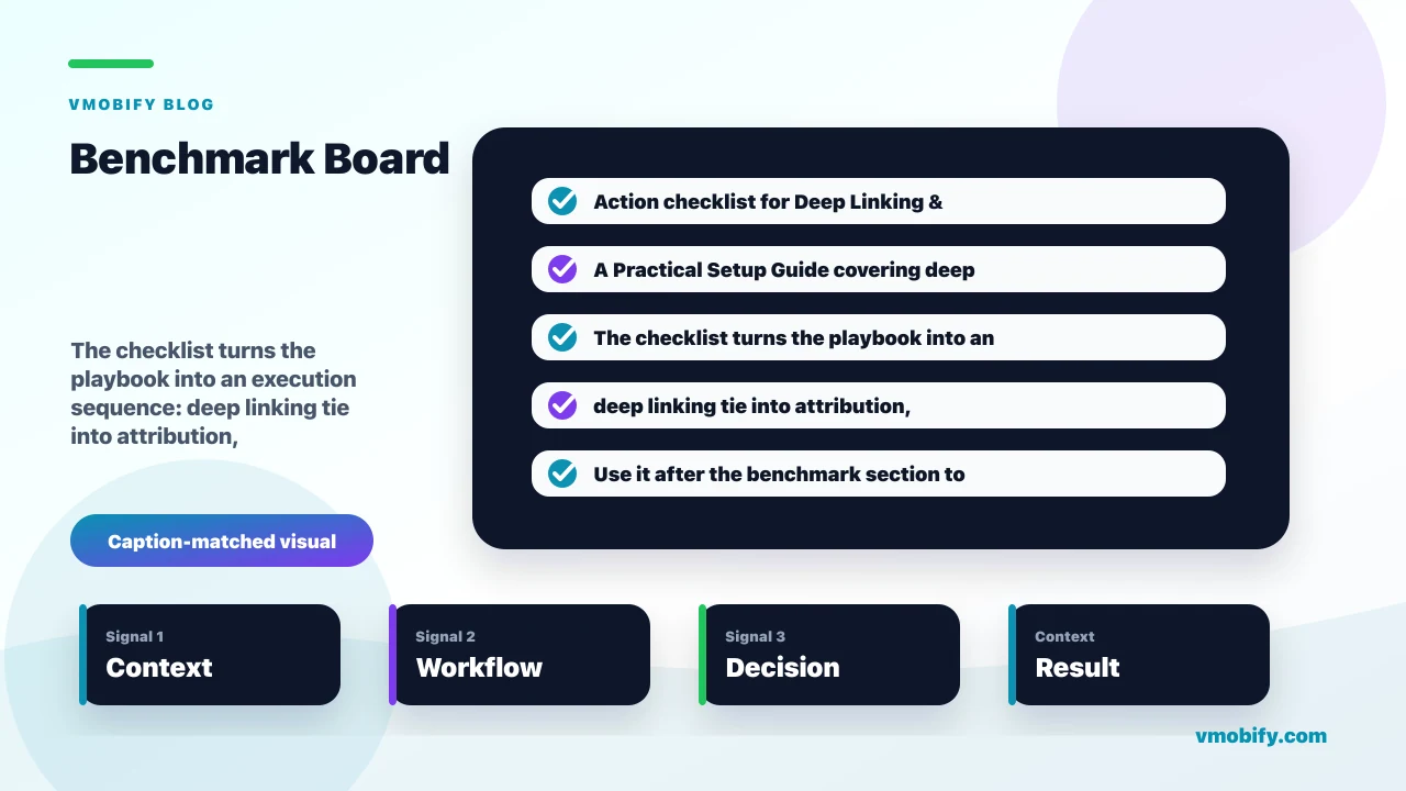 Action checklist for Deep Linking & Deferred Deep Linking: A Practical Setup Guide covering deep linking tie into attribution, step-by-step deep-link setup checklist, you test deep links before launch.