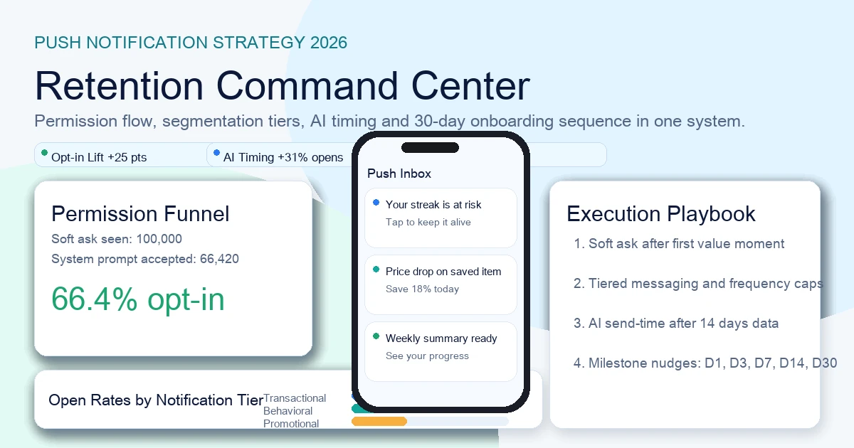 Push Notification Strategy: Drive Retention Without Getting Uninstalled — illustration